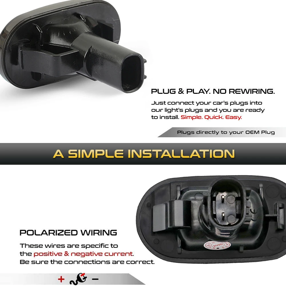 

2PCS Led Dynamic Side Marker Turn Signal Indicator Repeater Light For SUZUKI JIMNY JB64W JB74 JB23 /JB64 1999-2019