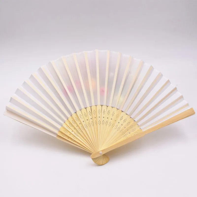 Роскошный шелковый Ручной Веер в элегантной подарочной коробке свадебный