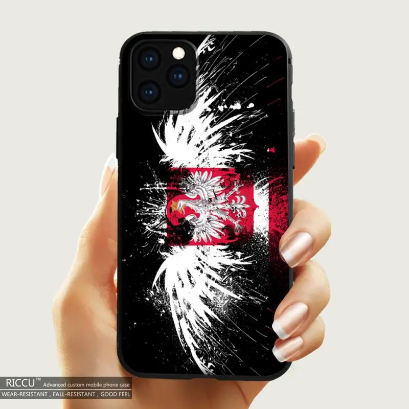 

Poland flag Phone Case For iPhone 11 12 Pro mini pro XS MAX 8 7 6 6S Plus X 2020 XR iPhone Covers