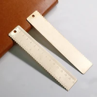 tutu size 12cm 15cm 20cm outdoor brass ruler bookmark double scale cminch digital for traveler notebook h0434