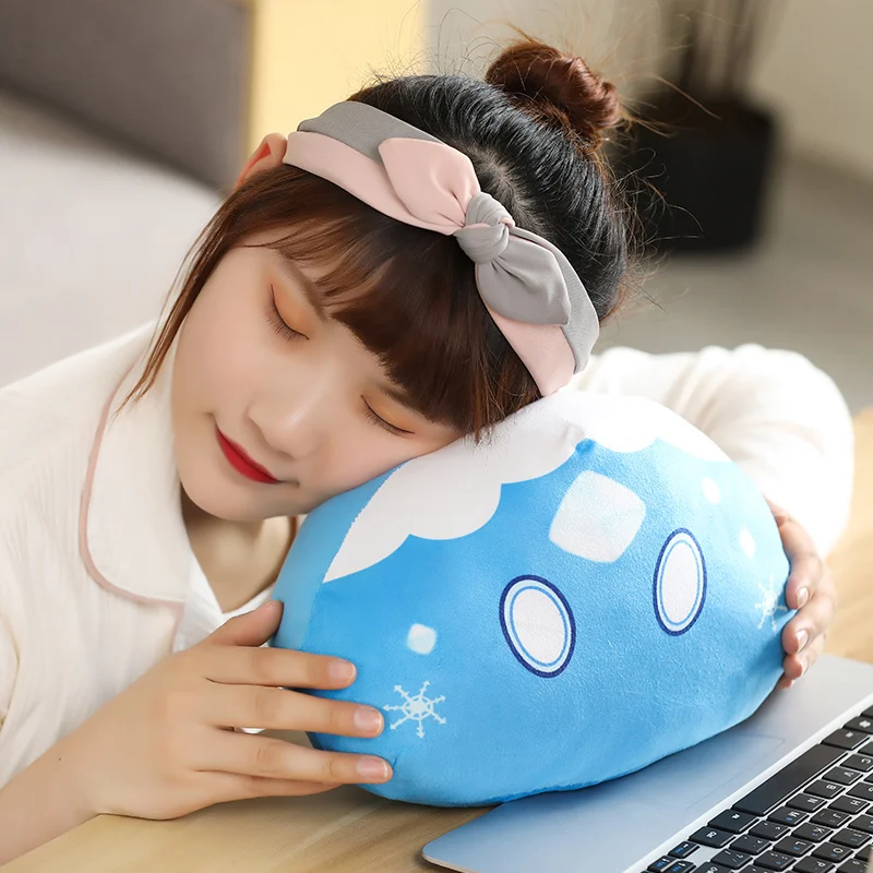 

1PC 25/35/40cm Huge Game Genshin Impact Cosplay Slime Plush Dolls Keli Pillow Man Woman Plush Toys Girls Boys Kids Gift