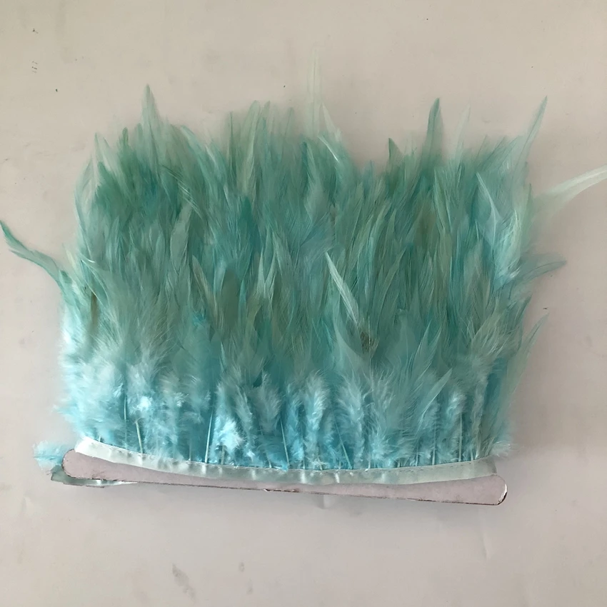 2 м/лот петушиный Куриный хвост листья бахрома отделка перьями 3 5 дюймов