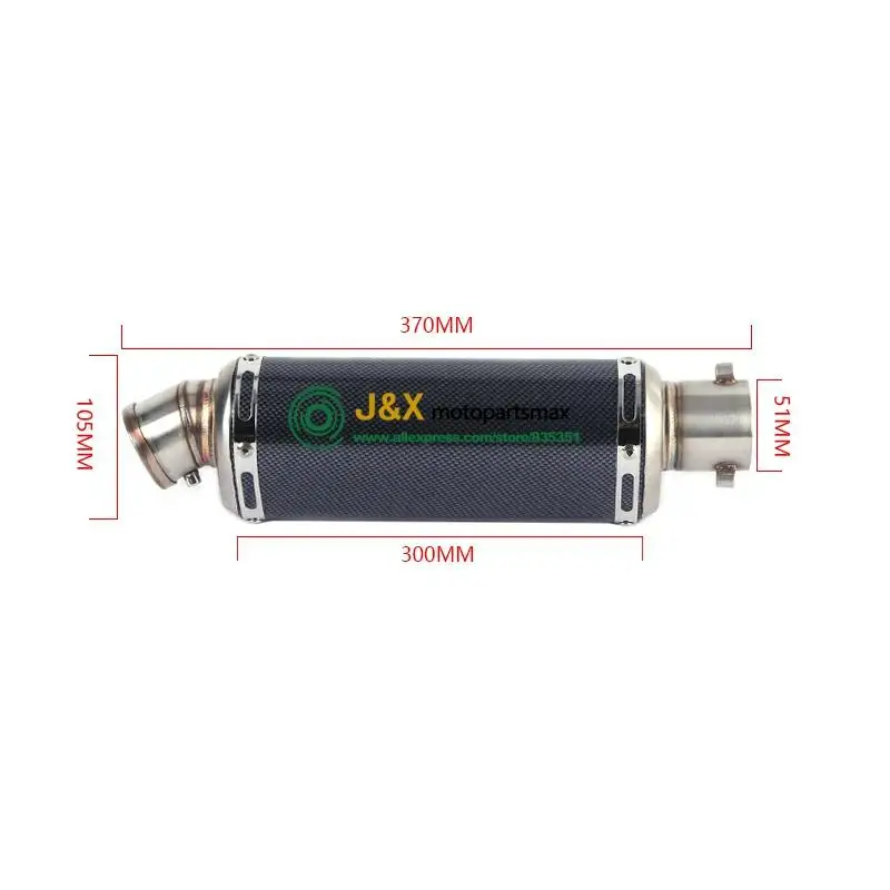 

MT-03 MT03 Motorcycle Exhaust Muffler Pipe Middle Link Pipe Escape FOR YAMAHA YZF-R3 R3 R25 R30 2015 2016 Slip On