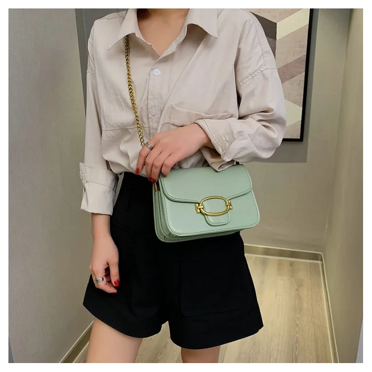 2019 новая Корейская версия простая наклонная маленькая квадратная сумка модная