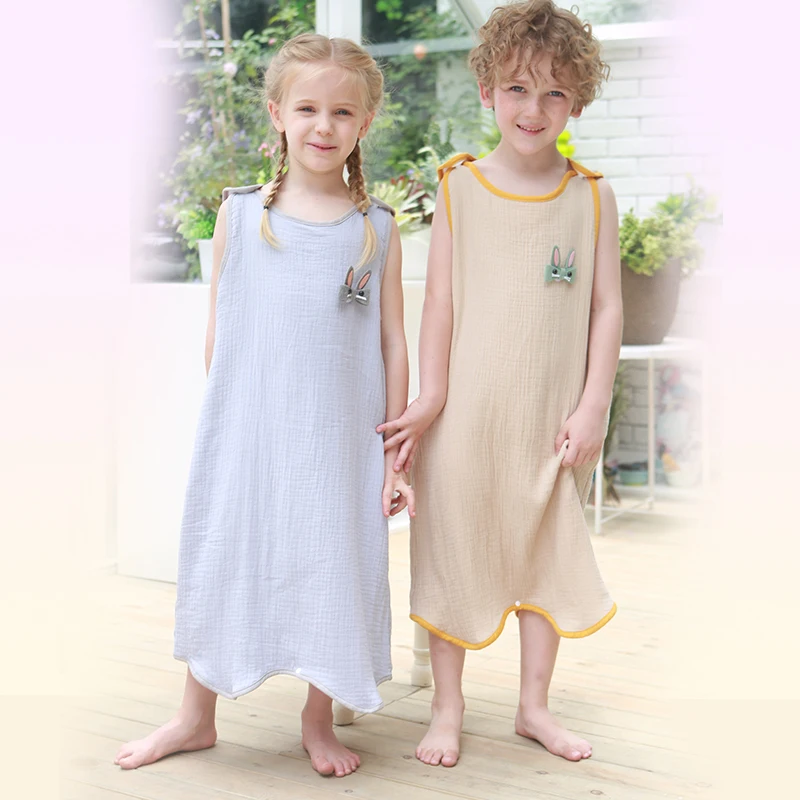 Детский сетчатый спальный мешок с разрезом ног детский жилет для сна защитой от