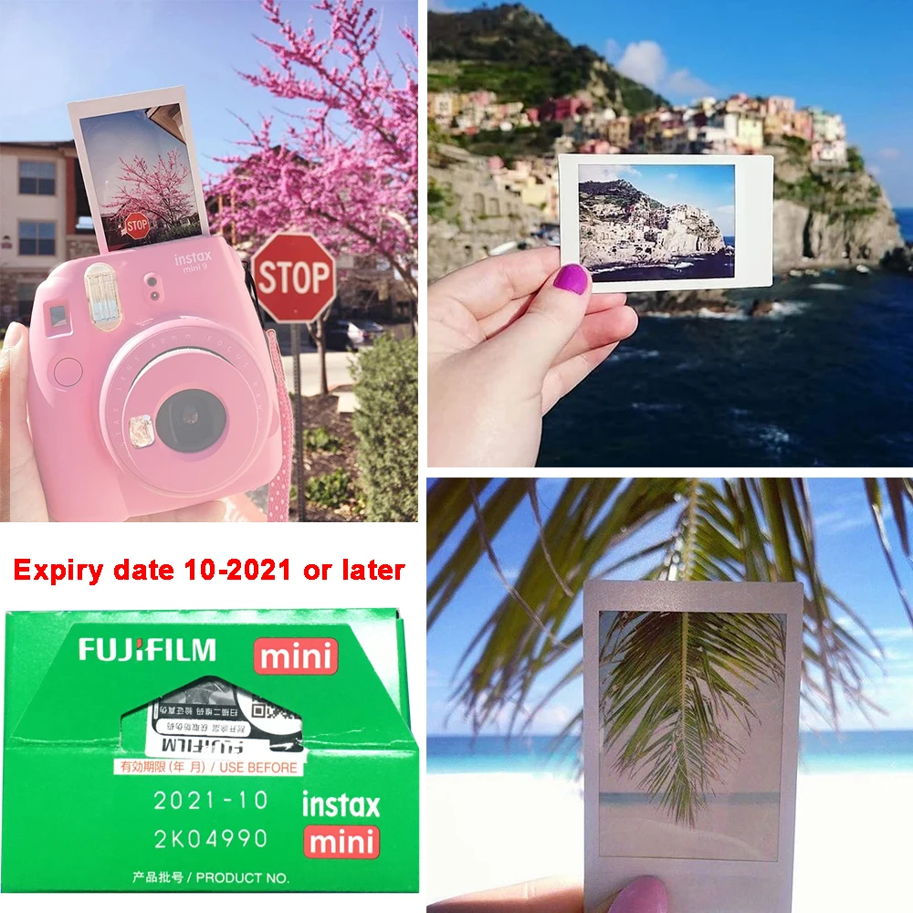 Фотобумага Fuji Fujifilm Instax Mini 9 для камеры LiPlay Link Polaroid Instant 11 8 7s 25 50s 90|Фотоплёнка| |