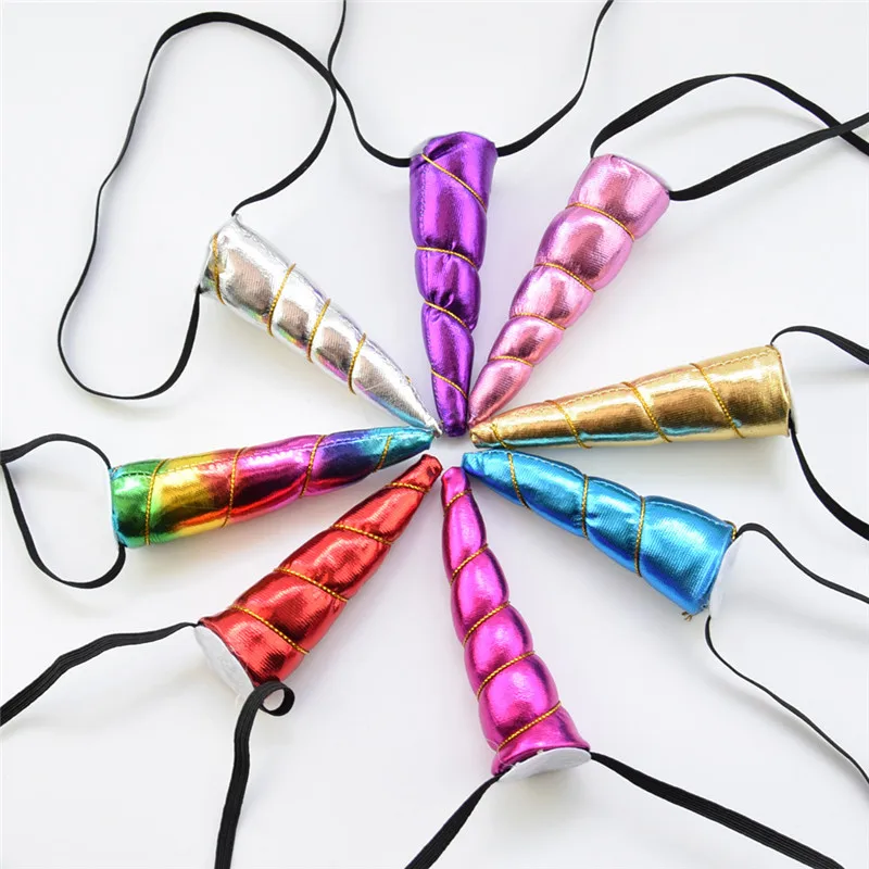 Повязка на голову с милыми единорогами и кошачьими ушками для девочек детский