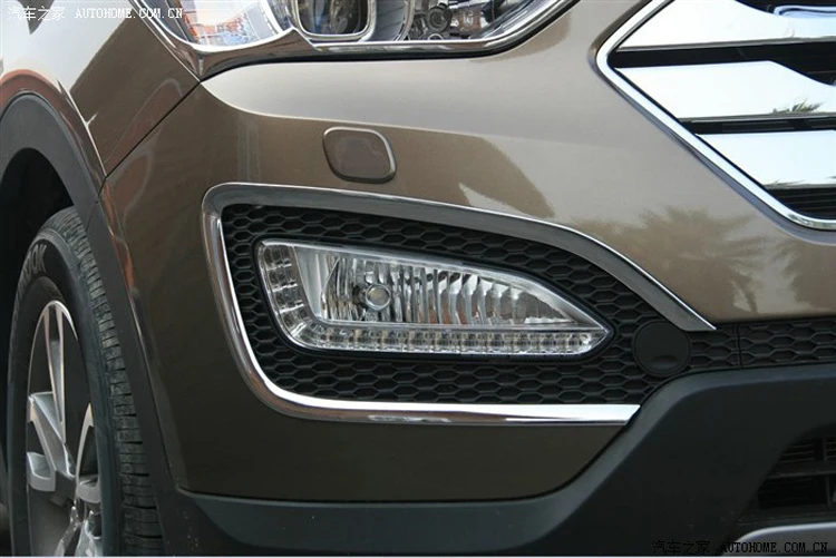 ABS хромированный передний противотуманный светильник крышка лампы планки