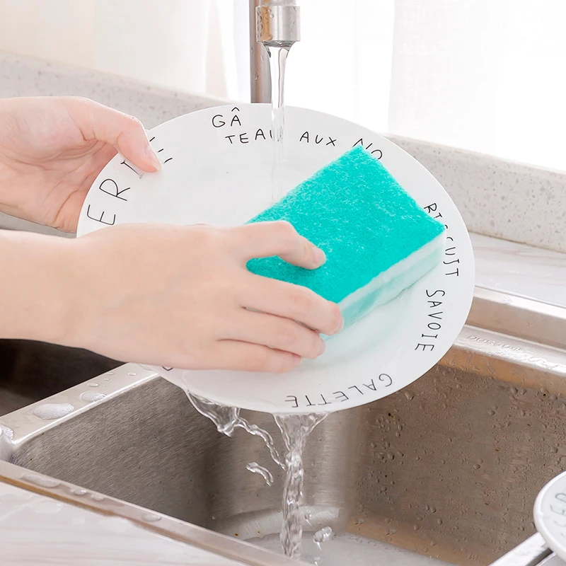 Бытовая кухонная эргономичная швабра щетка для посуды мытья горшка толстая