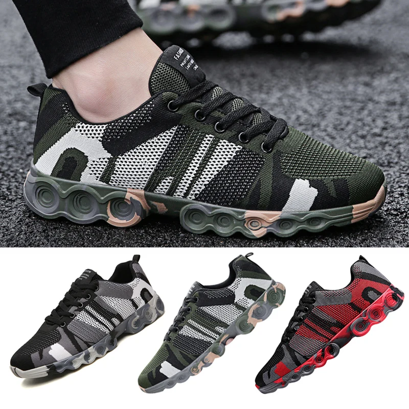 

Newly Mens Fashion Mesh Sneakers Lightweight Breathable Athletic Running Walking Shoes for Sports