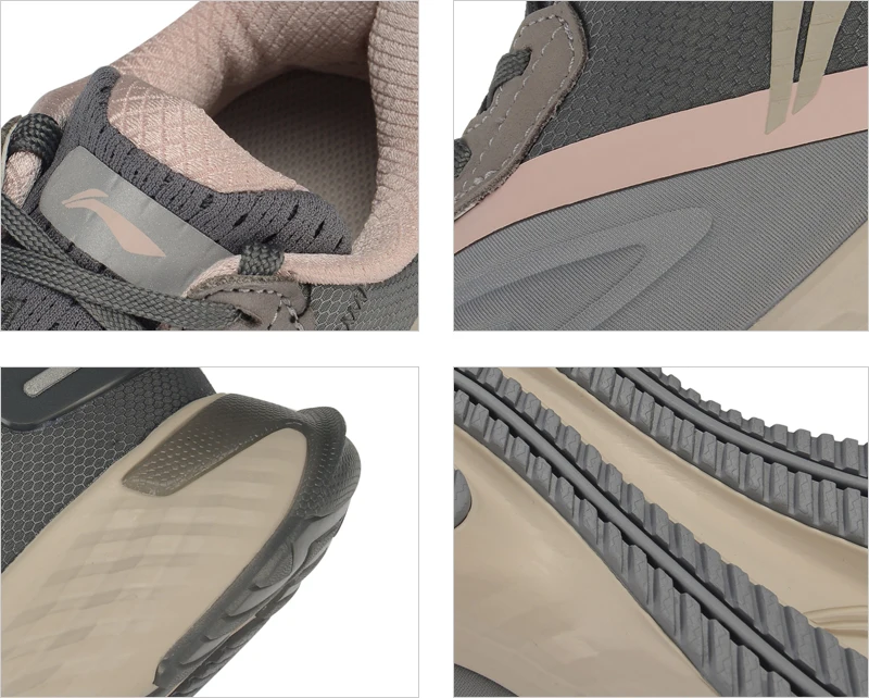 Li-Ning/женские кроссовки LN CLOUD V SHIELD на подушке; Водонепроницаемая спортивная обувь с устойчивой подкладкой; кроссовки; ARHP176 XYP948