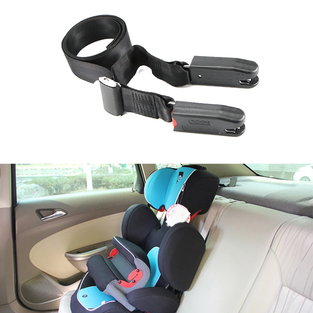 Защелка интерфейса ISOFIX для автомобильного детского сиденья черная пластиковая