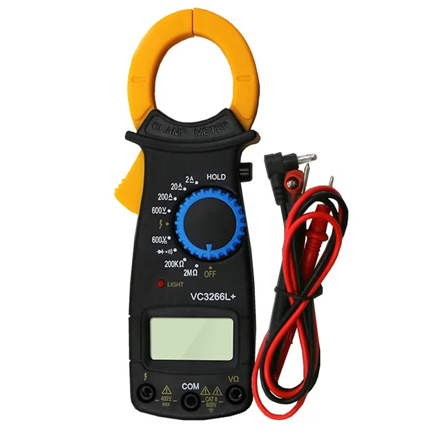 VC32662 MT87 Цифровой клещи мультиметр DC AC напряжение тока щипцы сопротивление Amp ом тестер Бесконтактный мультиметр - Цвет: VC32662
