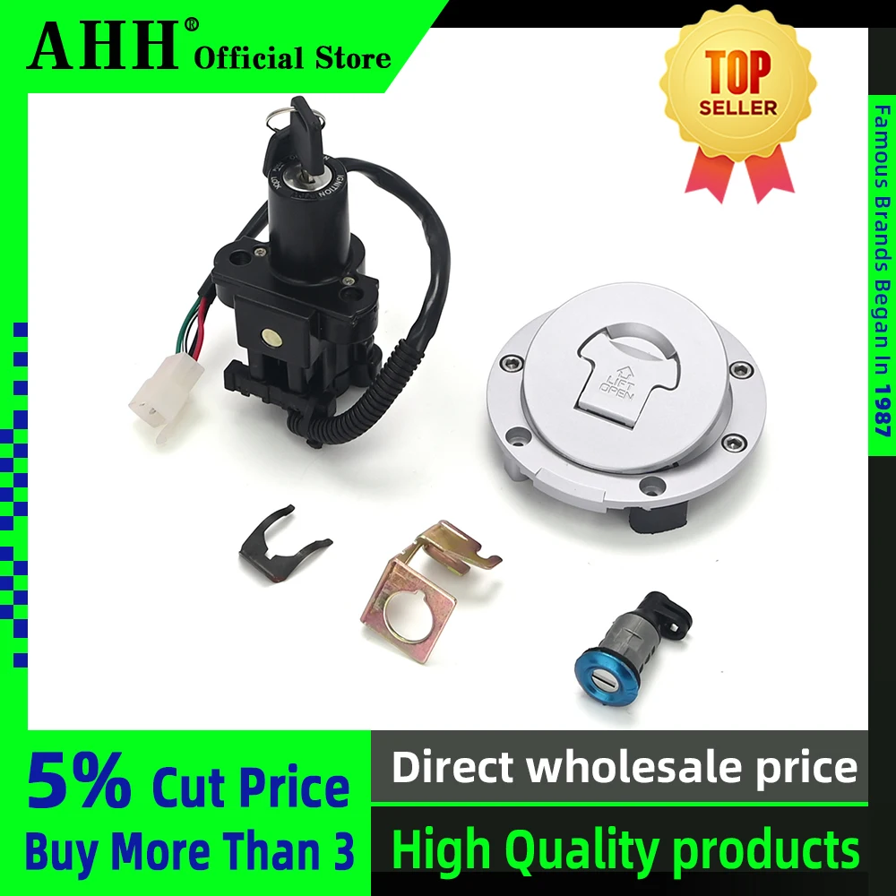 

AHH Motorcycle Ignition Switch Lock Fuel Gas Cap Tank Cover Key Set for Honda CBR600 CBR 600 RR CBR600RR F5 2003 2006 2004 2005