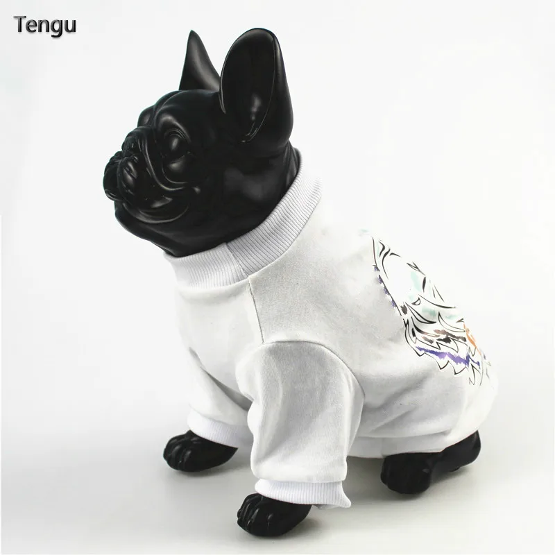 Одежда для французского бульдога модная футболка на весну и осень пальто Йорка