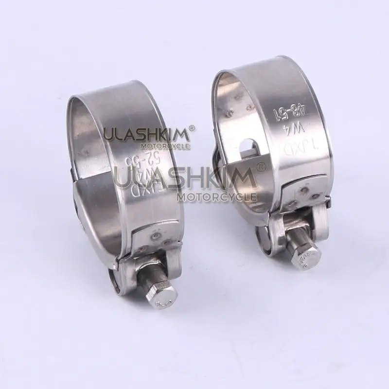 100% Новинка 17-252 мм нержавеющая сталь зажим для выхлопной трубы мотоцикла зажима