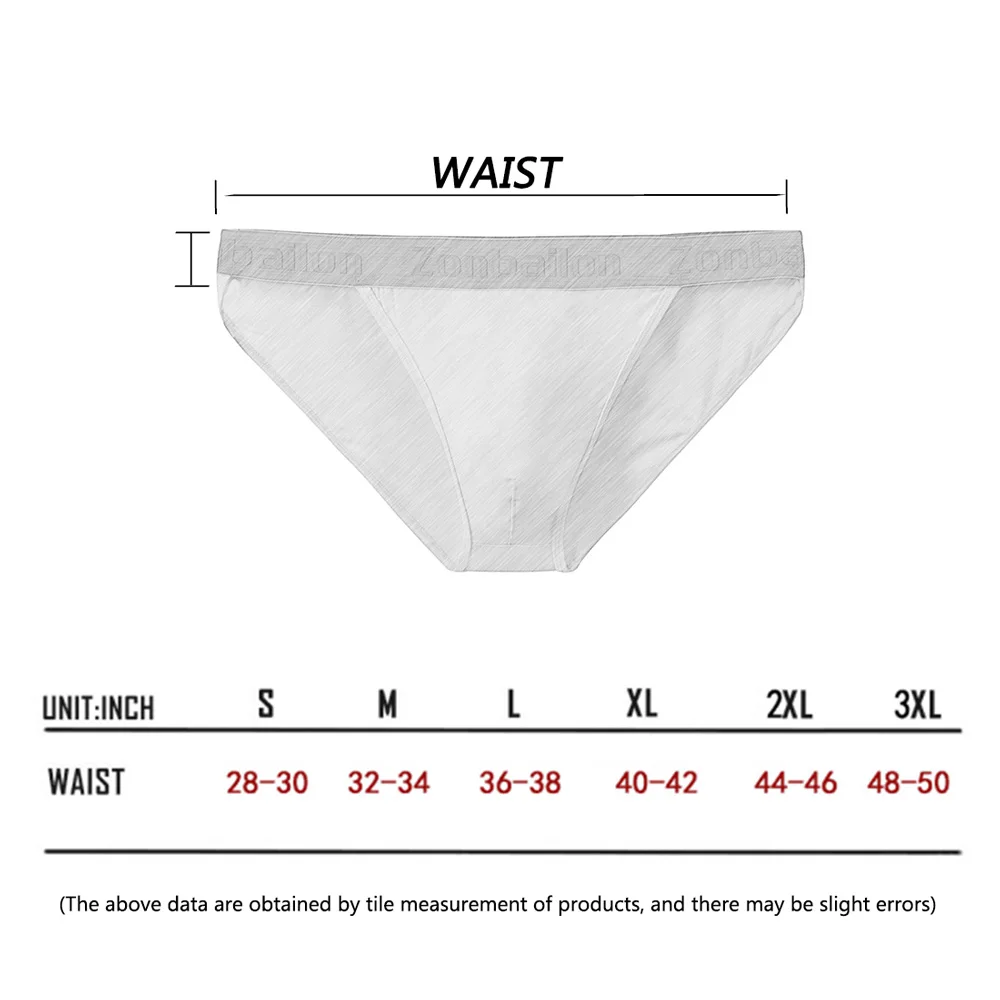 Men's Briefs Bamboo Fiber Sexy Low Rise Soft Breathable Underwear Male Comfortable  Lingerie