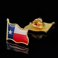 usa texas state multicolor butterfly clip flag lapel pin brooch badge patriotism