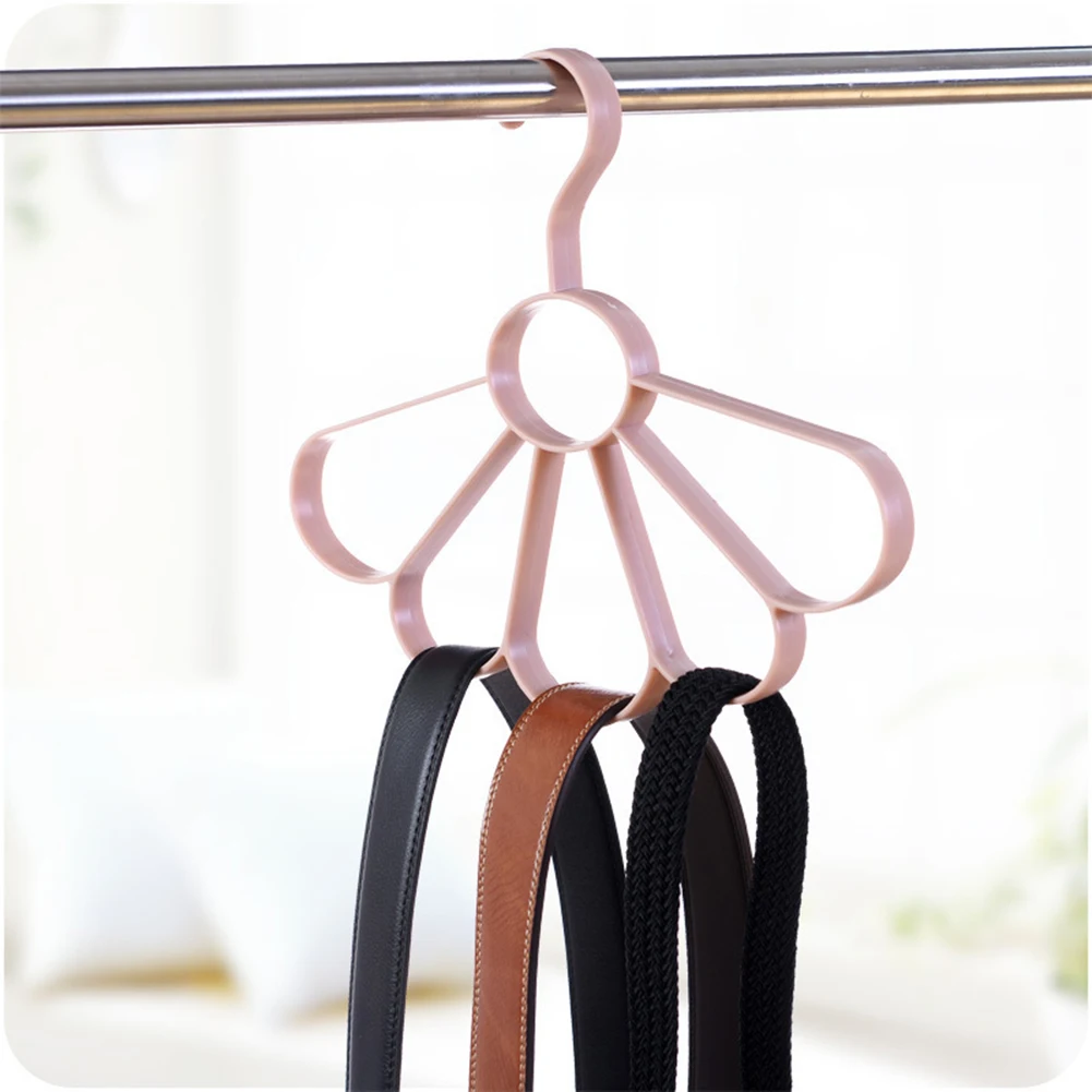 Nordic Clothes Hangers Multifunction Baby Hanger Scarf Frame Petal Tie Belt Storage Organizer Rack |
