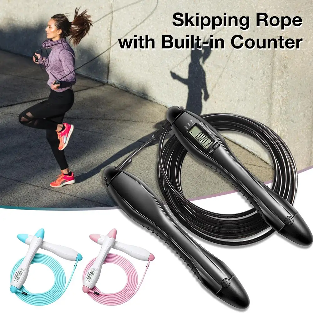 

Speed Jump Rope Built In Counter Crossfit Skipping Rope For MMA Boxing Jumping Training Lose Weight Fitness Home Gym Men Women