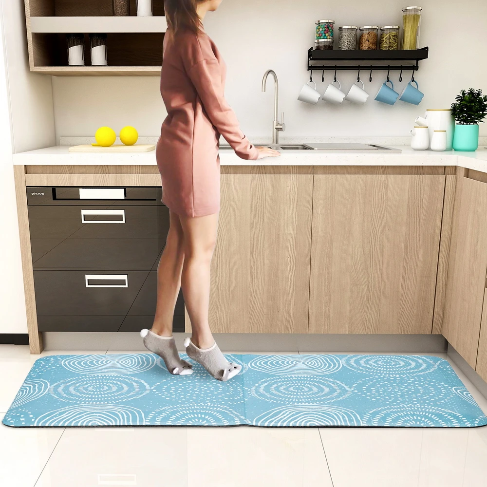 

Bathroom Entrance Door Mat Washable Non-slip Kitchen Floor Mat Bedroom Living Room Bedside Area Rugs Waterproof Modern Carpet