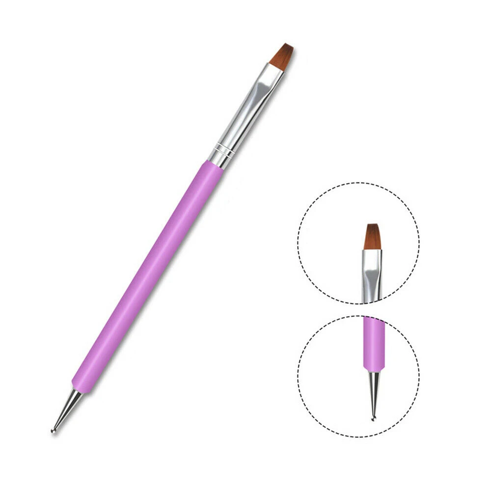 2 шт. Фиолетовый Синий Нейл арт лайнер живопись Горячее тиснение фольгой на