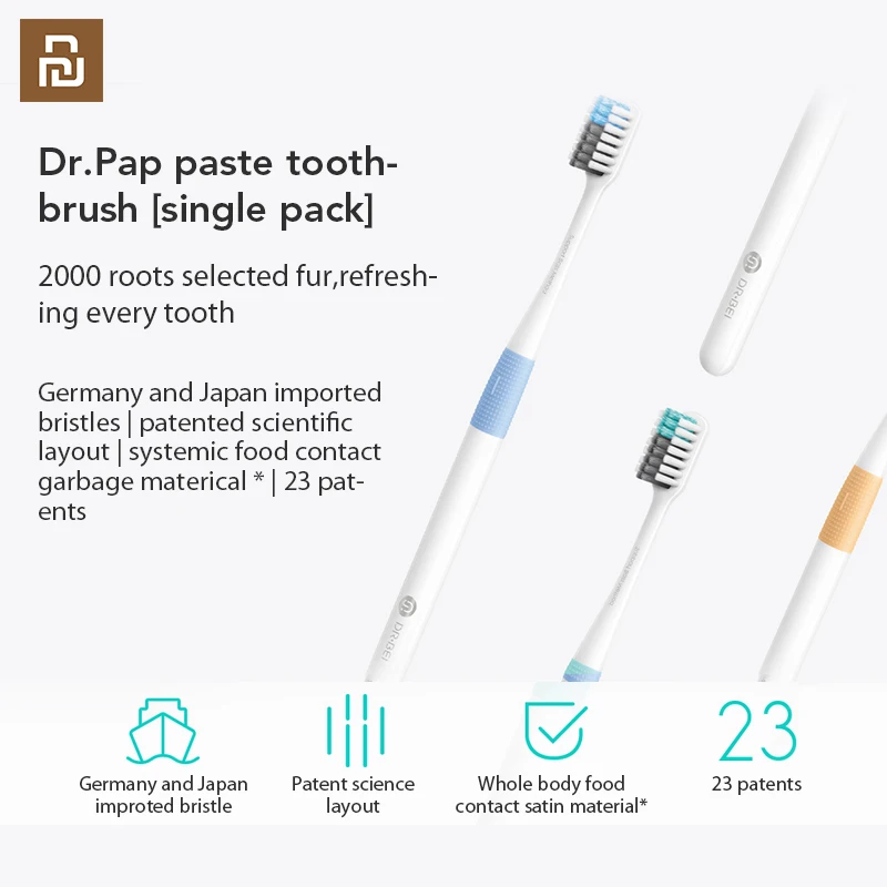 Ручная зубная щетка Mi с коробкой для путешествий Мягкая щетка|Смарт-гаджеты| |