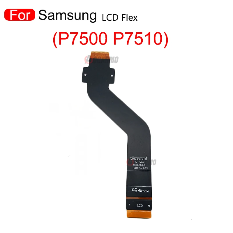 LCD Display Connector Flex Cable For Samsung GALAXY Tab P5100 P5110 P7500 P7510 N800 P900 P5200 T800 T810 Replacement Part | Мобильные
