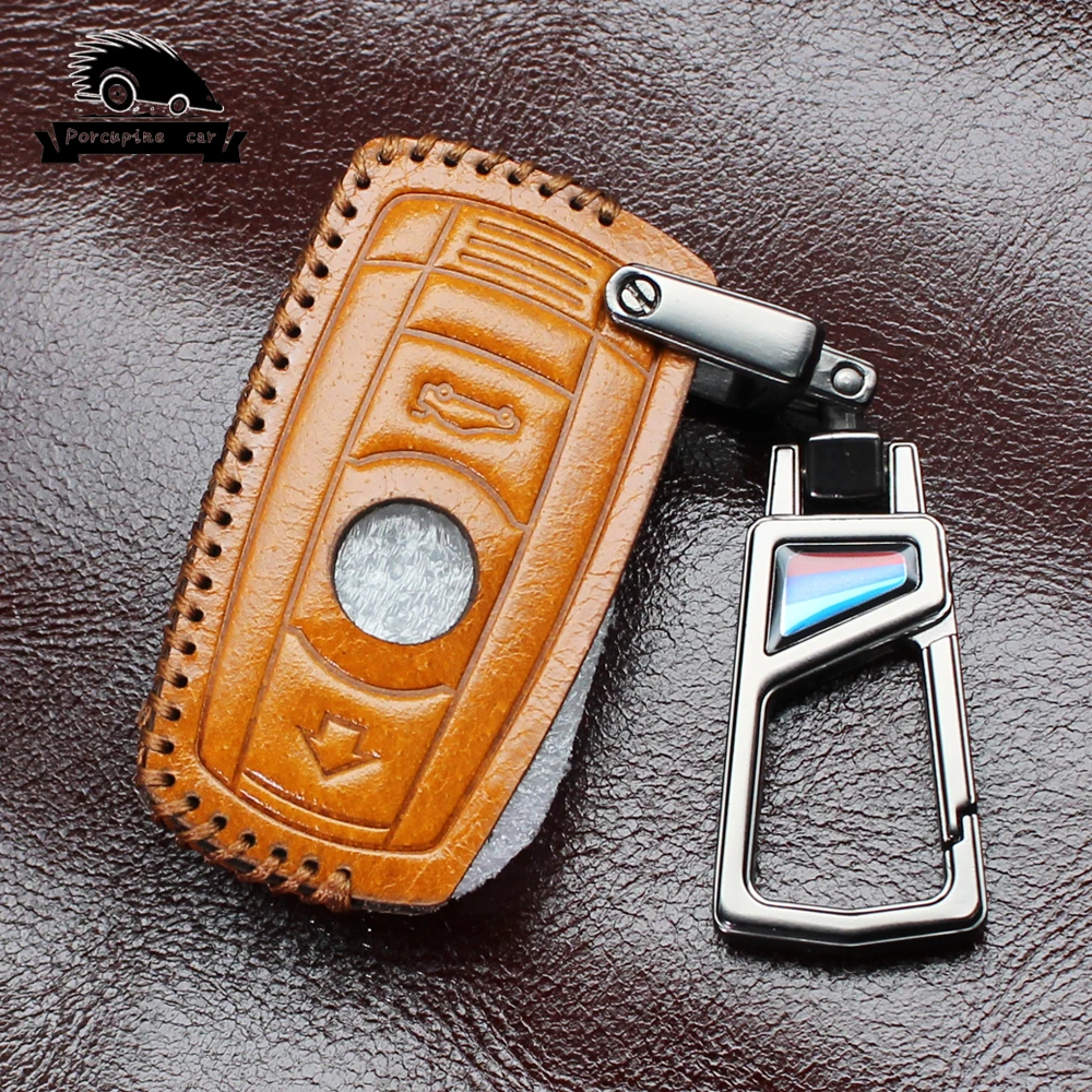 Автомобильные аксессуары из натуральной кожи чехол для ключа дистанционного