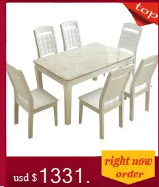 Masa Sandalye Sala De Jantar Esstisch Tafel Redonda Eettafel Tisch обеденный набор европейский стол