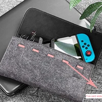 bevigac large felt protective traveling carrying case storage pouch bag for for nintendo nitendo nintend switch controller
