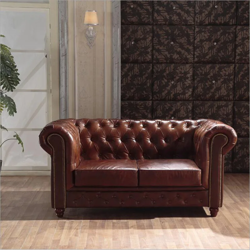 Высокое качество европейский античный диван для гостиной мебель из натуральной