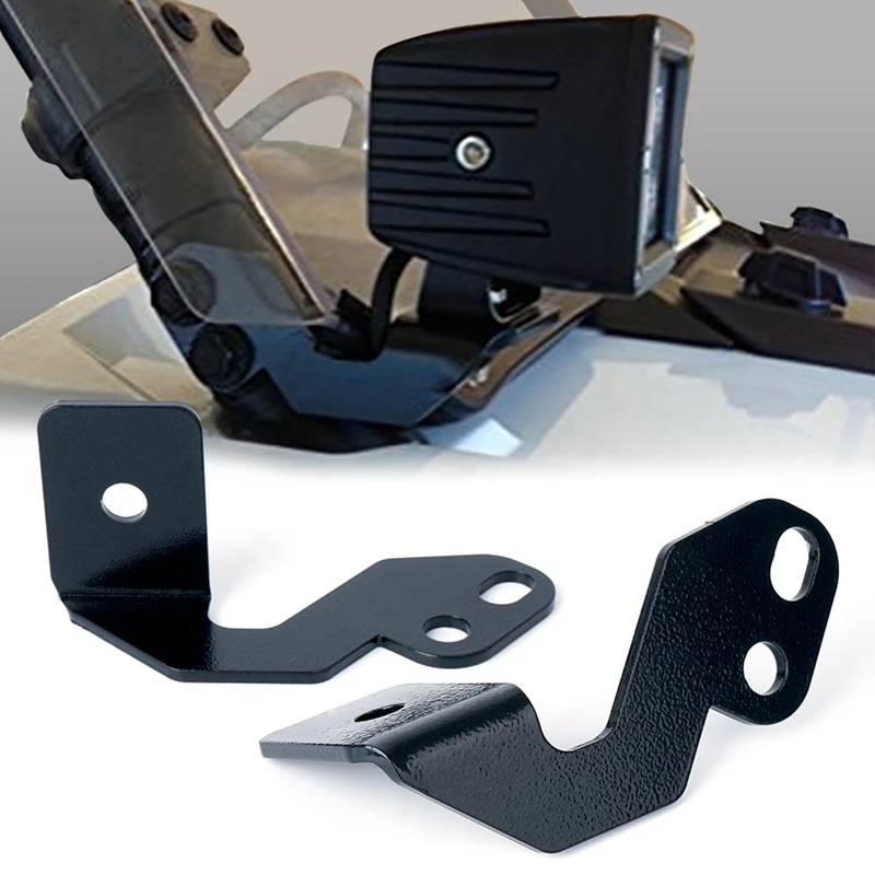 

A-Pillar LED Spot Work Light Mounting Brackets for 2014-2018 Polaris RZR XP 1000 and 2015-2018 RZR 900 S900 S1000 EPS-1 Set (Lef
