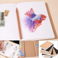 a5 b5 16k blank kraft paper sketchbook student painting book art professional painting paper teacher office student stationery