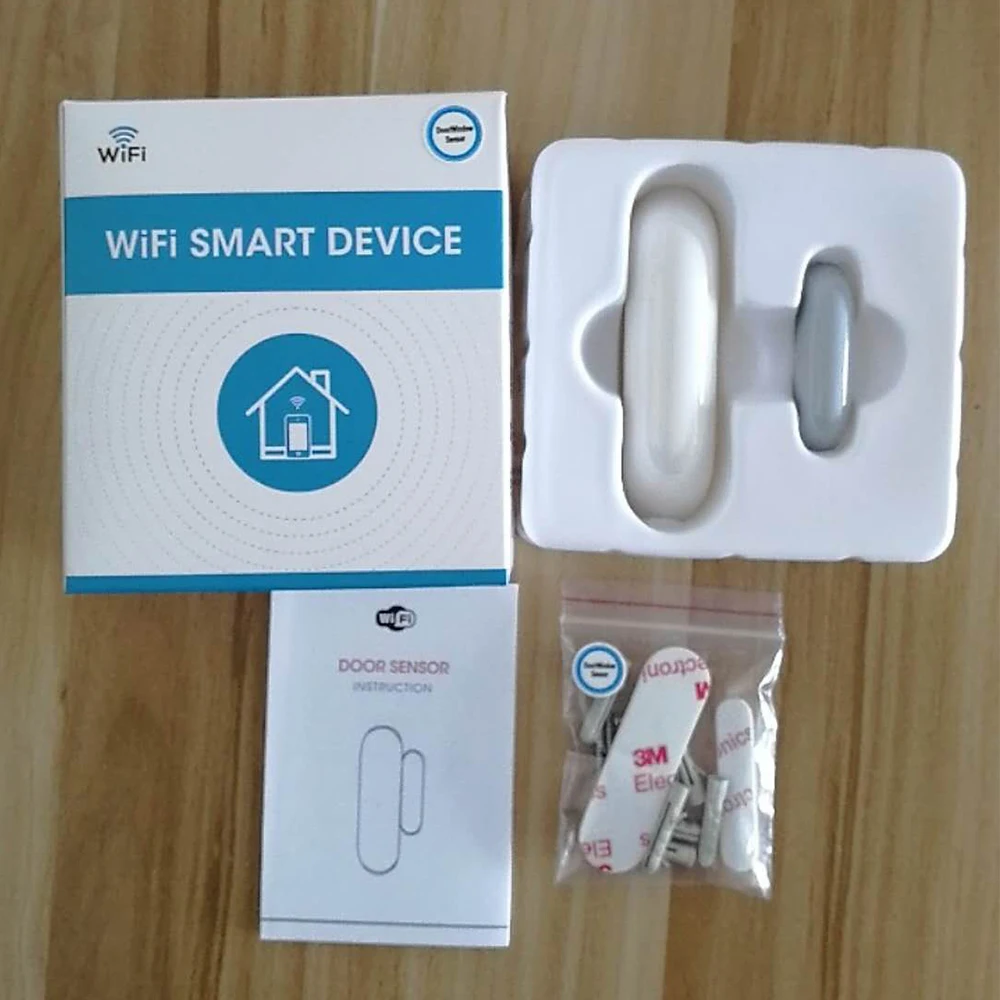 Tuya Smart Life PIR датчик движения Детектор открытия двери и окна 100db сирена сигнализации комплект продаж