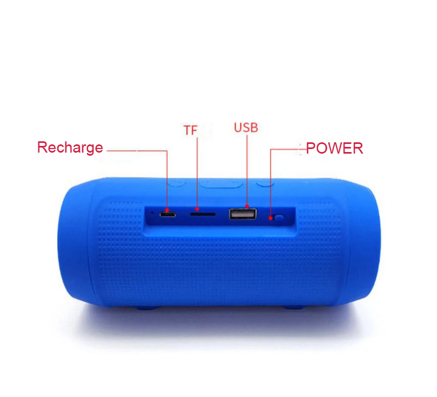 

TWS drum bluetooth 5.0 speaker wireless audio with diaphragm iron mesh speaker outdoor speaker mini speaker