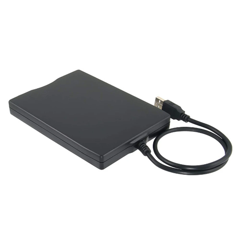 

External Diskette Desktops PC For Laptop USB Notebook FDD Portable Universal Black 3.5" Computer 1.44Mb