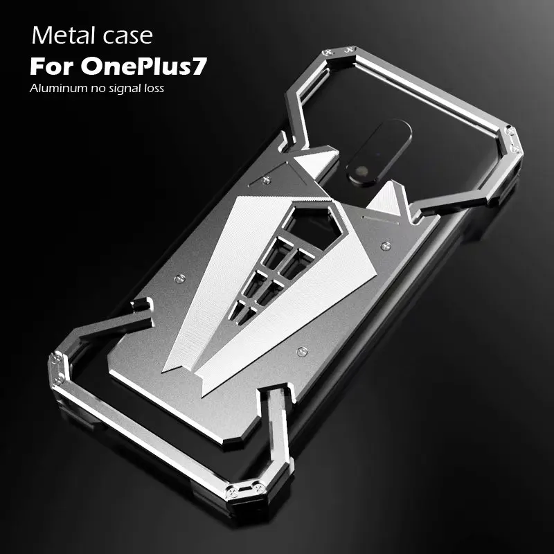 Алюминиевый Чехол супергероя для Oneplus 7T 7 Pro 6T 6 5T 5, чехол, чехол с кольцом Железного человека, Человека-паука, чехол для телефона