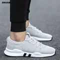 Men Shoes Summer Brand Fashion Men Casual Shoes Lightweight Breathable Men Sneakers Lace Up Gray White Black Red Tenis Man Shoes