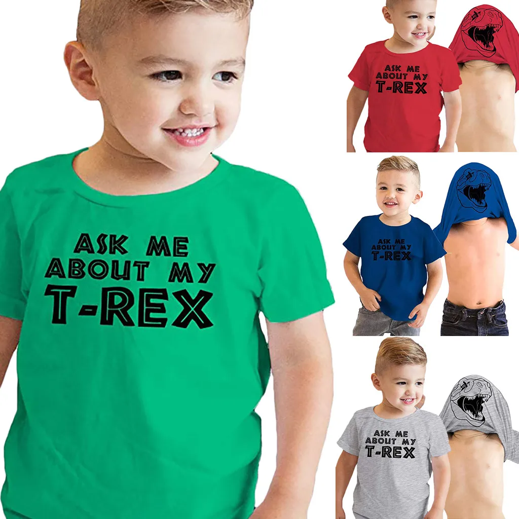 Детская одежда для маленьких девочек и мальчиков camiseta мягкая футболка с принтом