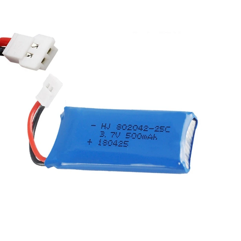 3 7 V 500mah Lipo батарея для Udi U816A U941 U927 H43 wifi818 JXD385 H107 V252 F186 литиевая 802042 1 шт 10 шт|Детали и