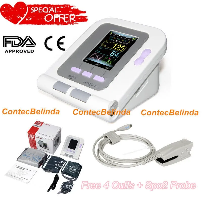 Цифровой монитор артериального давления с цветным ЖК дисплеем по для ПК датчик