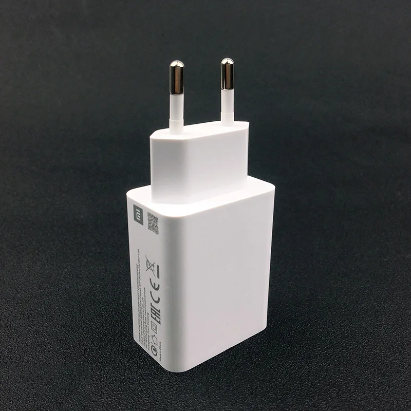 Оригинальное быстрое зарядное устройство Xiaomi QC 3 0 ЕС адаптер быстрой зарядки 18 Вт