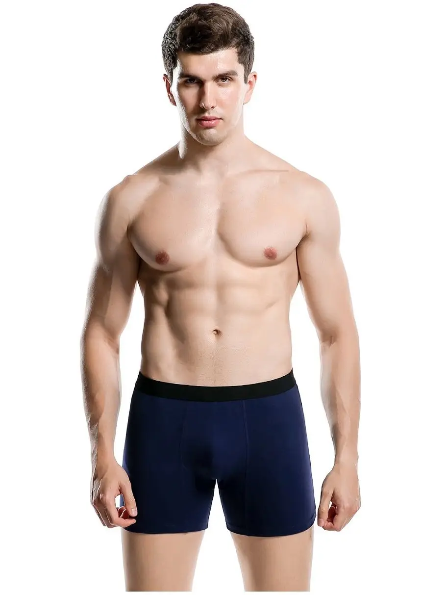 Европейский Размеры трусы боксеры с изображением Для мужчин нижнее белье из