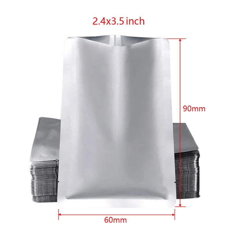 100pcs Muti-size Heat Seal Aluminium Foil Bags Vacuum Sealer Pouches Storage Bag Food Grade | Дом и сад