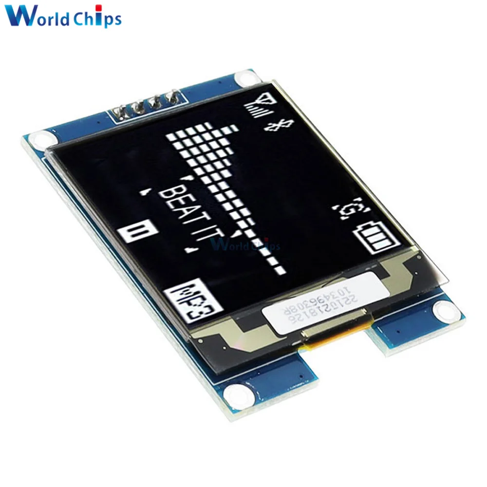 Модуль OLED-дисплея 1 5 дюйма 128x128 драйвер SSD1327Z интерфейс I2C IIC для Raspberry Pi STM32 Arduino -