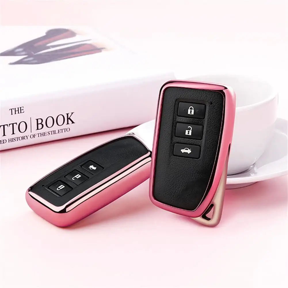 Мягкий ТПУ автомобильный чехол для ключей авто стильный ключ защитный брелок Lexus