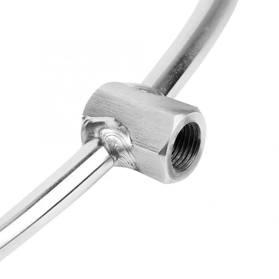 

4Pcs 3/16 Stainless Steel Misting Nozzle + Misting Ring Spray Cooling System Set Suitable For Residential Patio Misting Etc