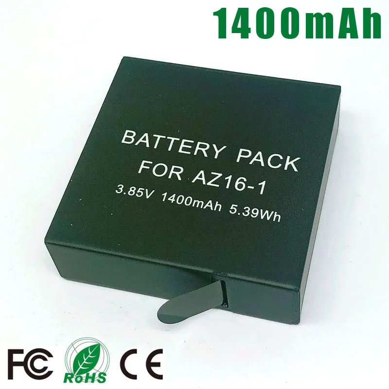 AZ16 1 AZ161 Аккумулятор для Xiaomi Yi xiaoyi 2 4K Sports Lite аксессуары экшн камеры DV Cam Камера