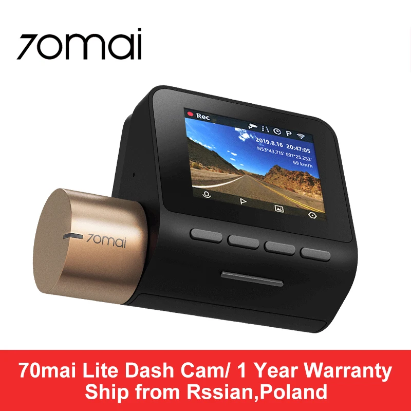 70mai Lite Dash Cam Smart car dvr 1920*1080P Dash Автомобильная камера монитор парковки 140 FOV ночная версия